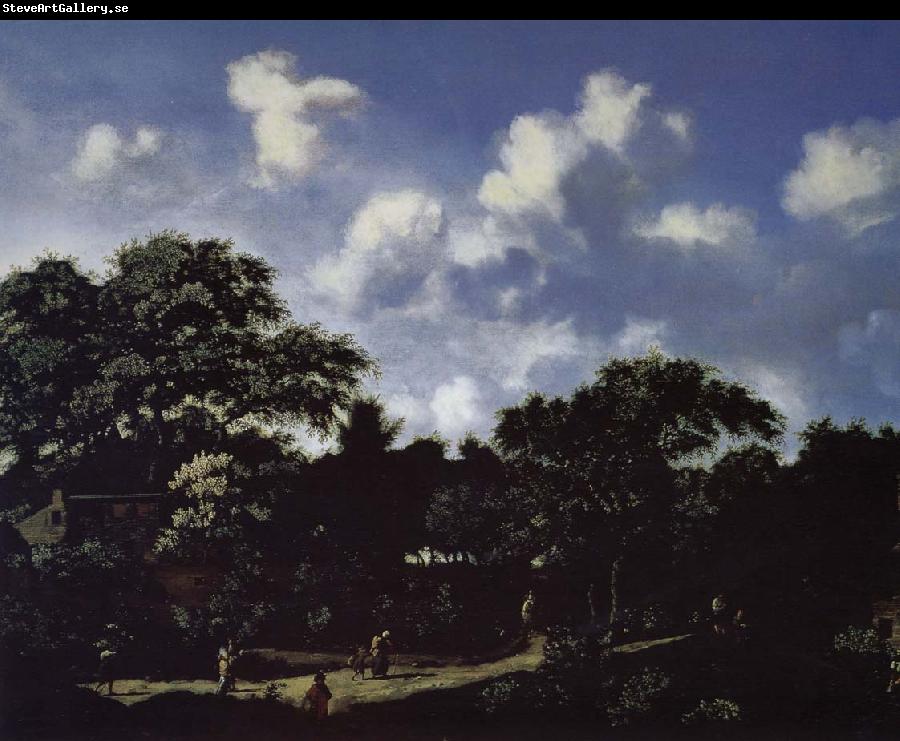 Jan van der Heyden The crossroads of the forest landscape